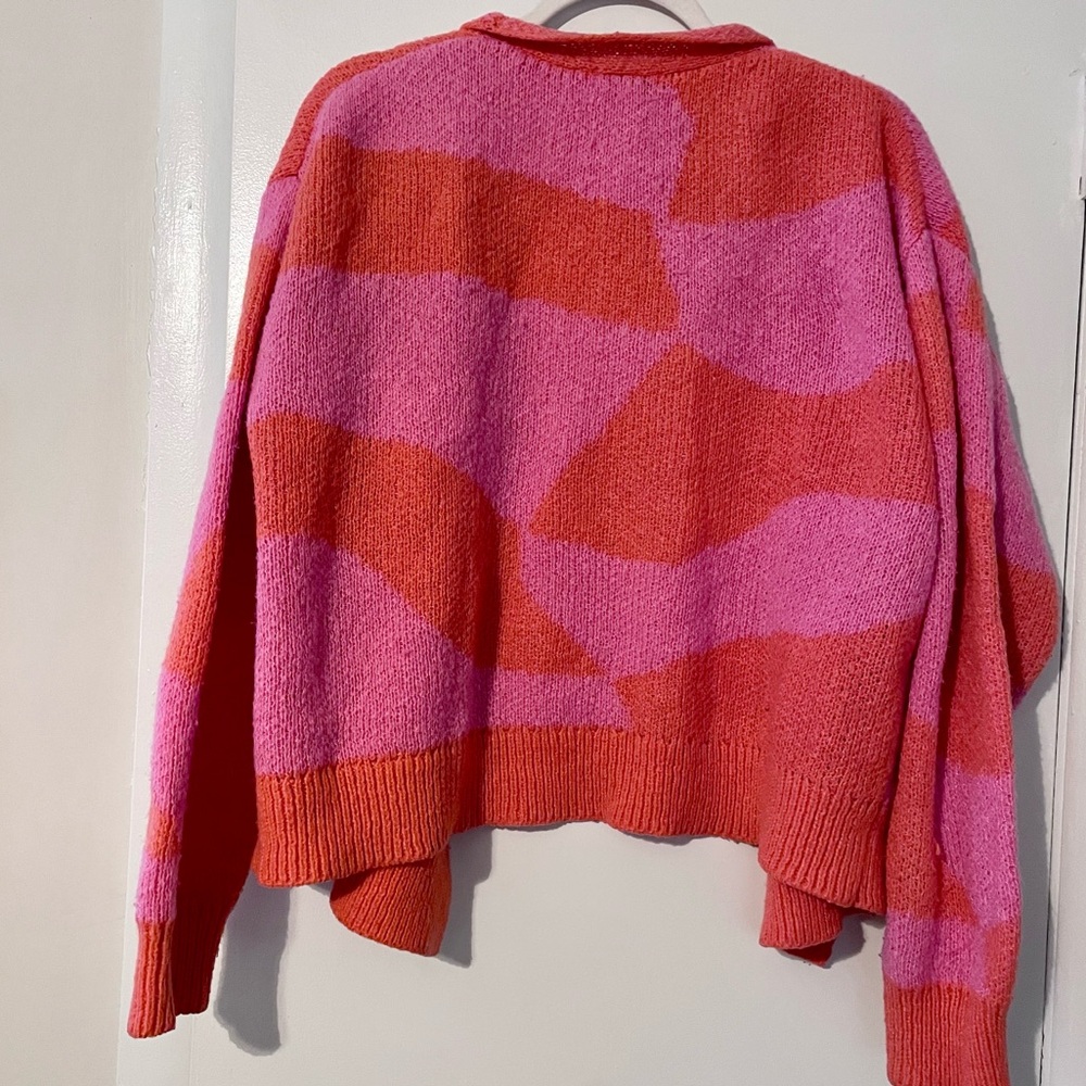 Fashion Nova Pink Sweater Cardigan - Picture 8 of 10